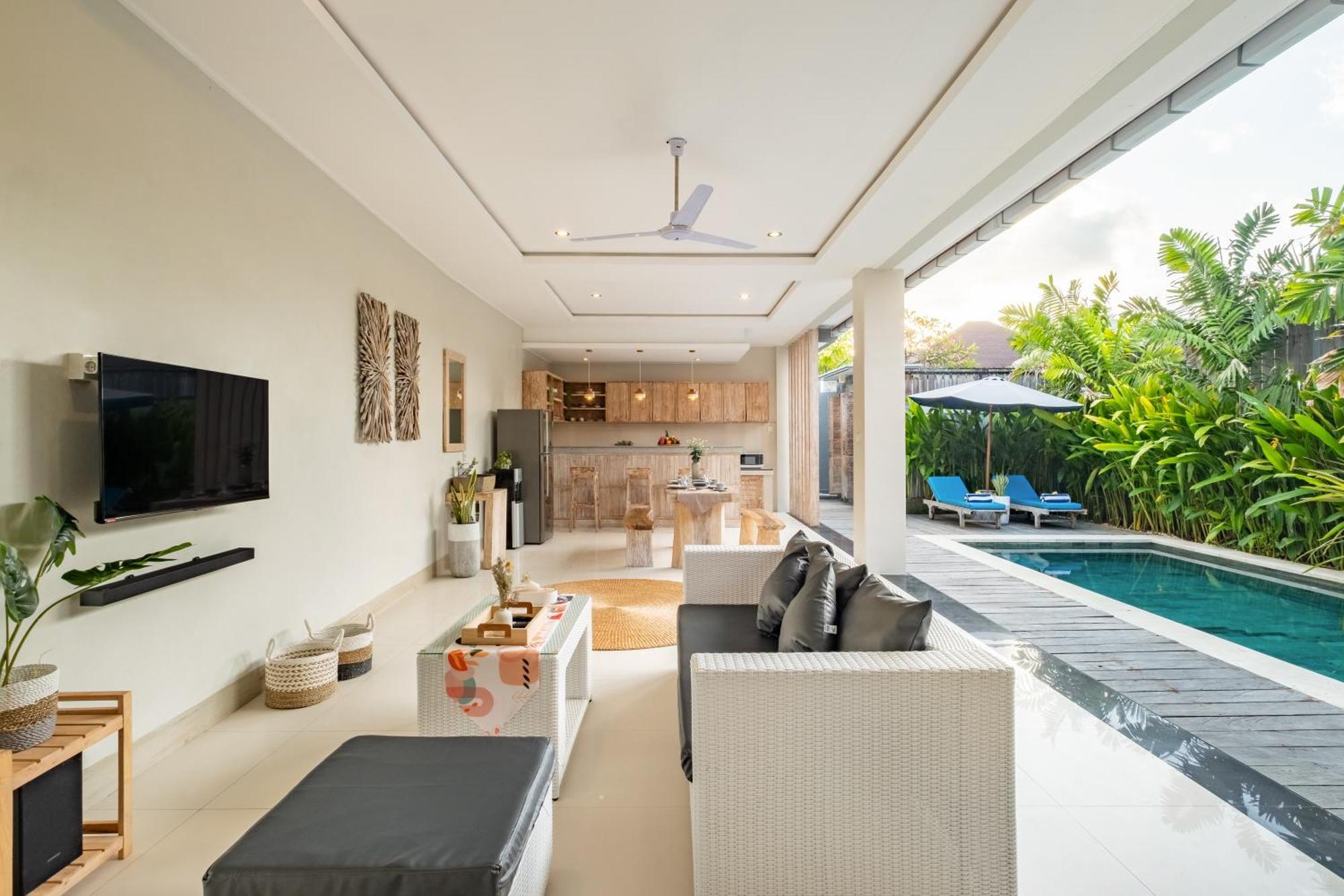 ☆ Villa Larissa ☆ Seminyak 2Br Pool Kuta Petitenget Экстерьер фото